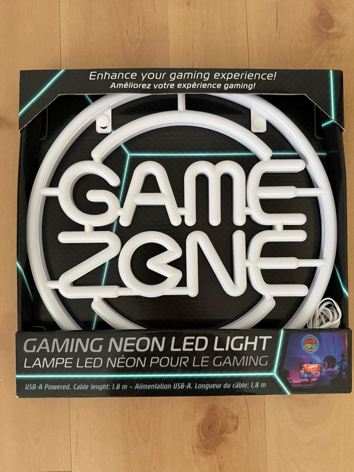 Gaming neon led light - Game zone, Ophalen, Zo goed als nieuw