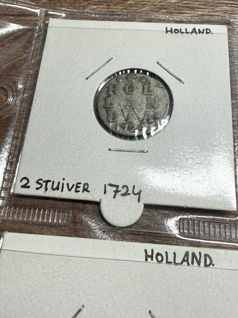 8 wapenstuivers zilver 18e eeuw, Ophalen of Verzenden, Nederland, Munten