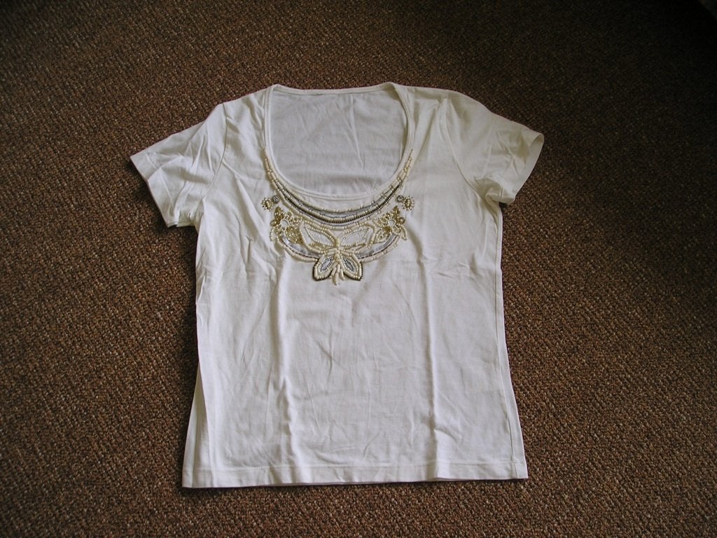 apart zomers shirt met kralen halslijn maat 44, Kleding | Dames, Ophalen, Overige kleuren, Maat 42/44 (L), Zo goed als nieuw