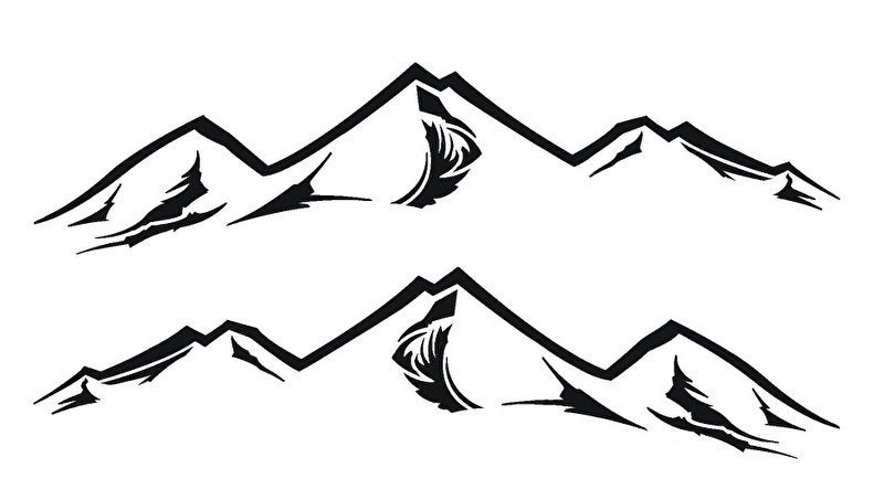 camper caravan sticker set bergen