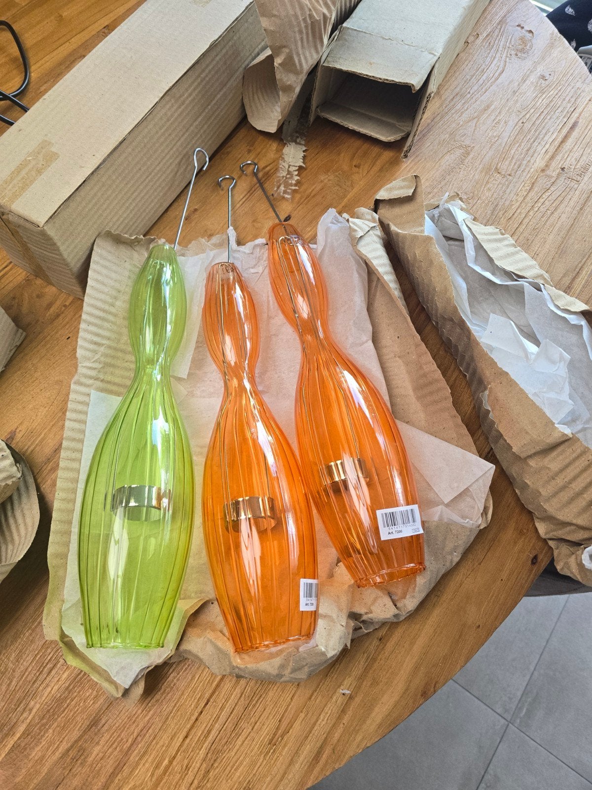 waxinelichtjeshouders 3 stuks nieuw in doos, Ophalen of Verzenden, Nieuw