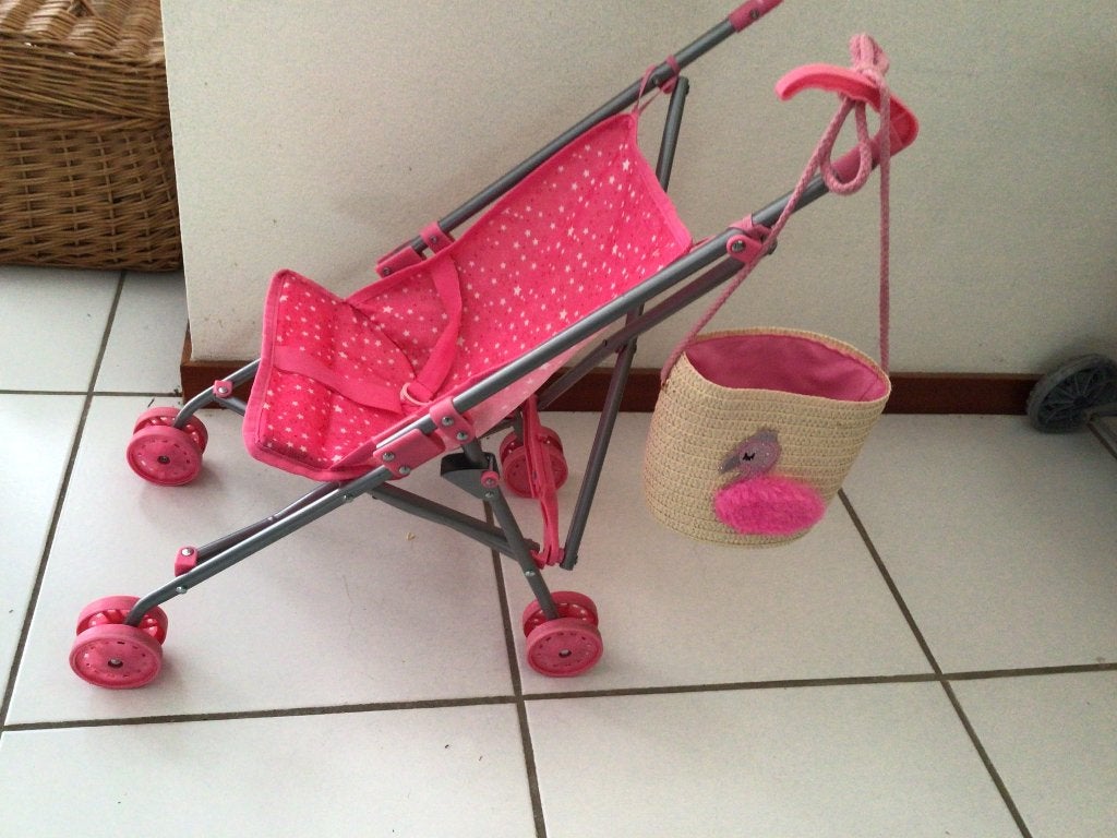 poppenbuggy met tasje, Ophalen, Zo goed als nieuw, Overige typen