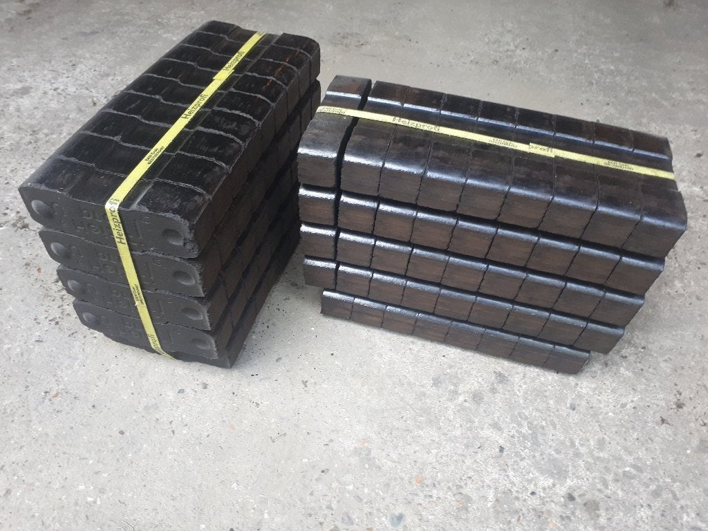 briketten, bruinkool. Per pak of pallet, Minder dan 3 m³, Ophalen of Verzenden, Overige houtsoorten, Blokken