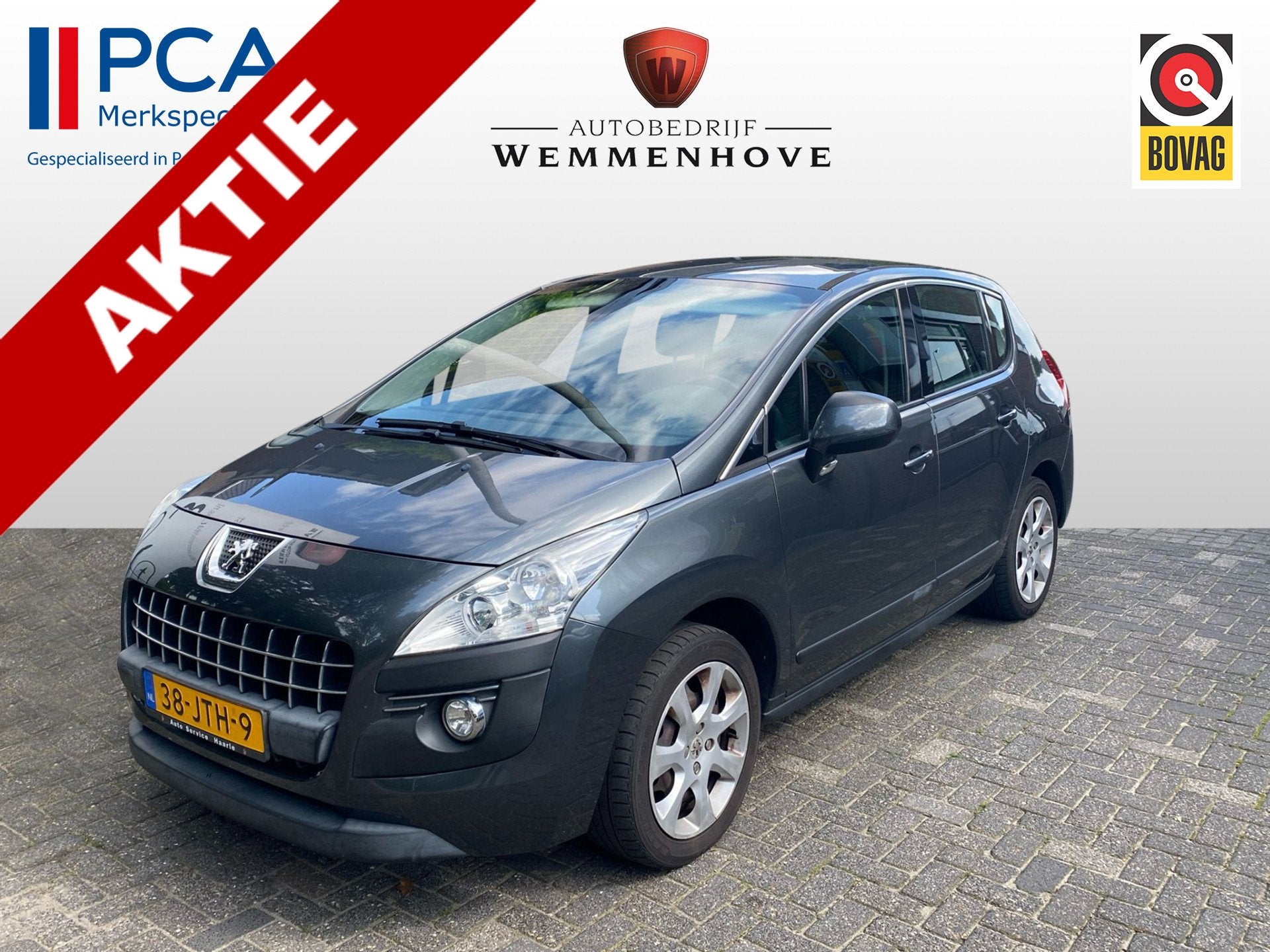 Peugeot 3008 1.6 VTi ST Airco-Ecc/Navi/El.ramen/CV/Mistl., Voorwielaandrijving, Stof, Gebruikt, 4 cilinders
