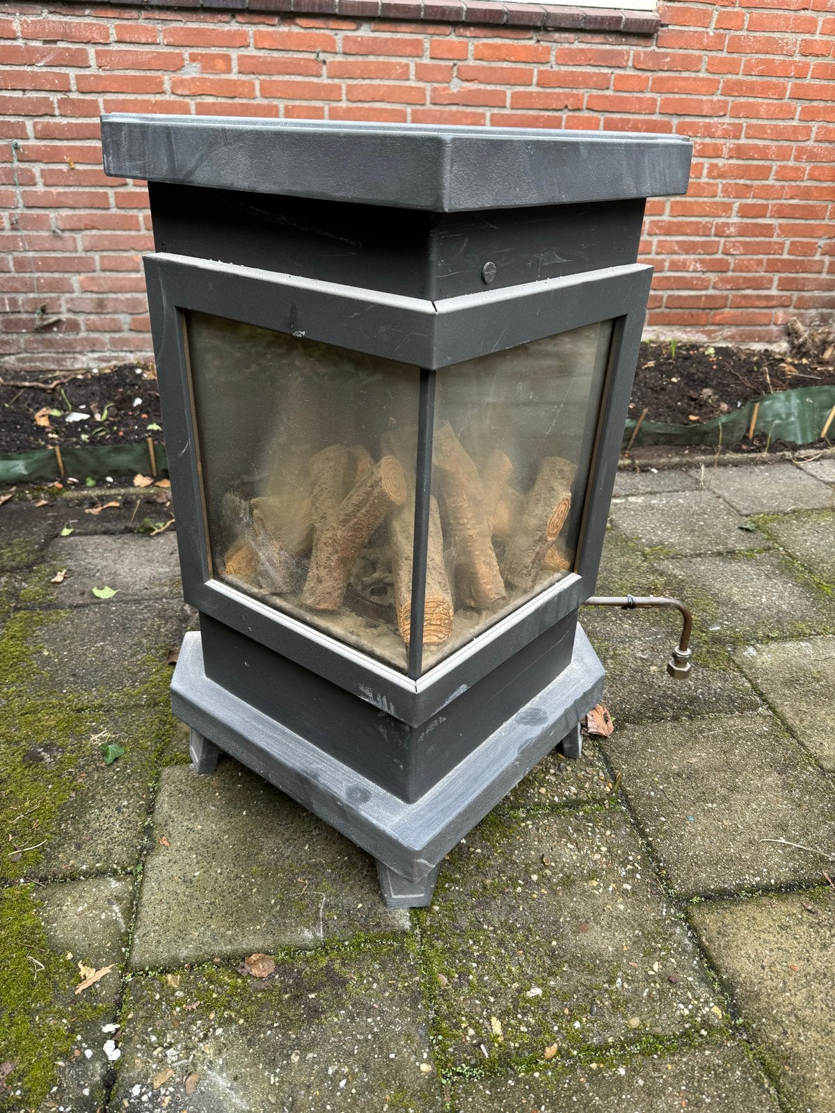 Gashaard Kristal/Prisma Convectorhaard Aardgas, Ophalen of Verzenden, Gebruikt, Vrijstaande haard, Gashaard