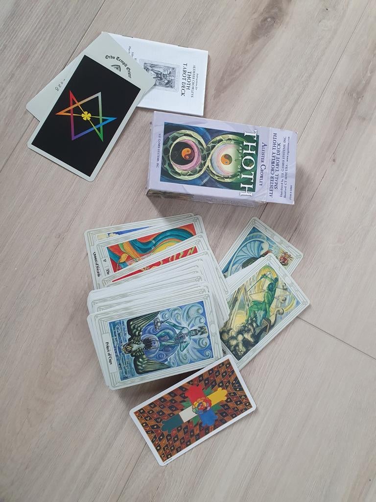 Thoth Tarot kaarten medium maat, Ophalen of Verzenden