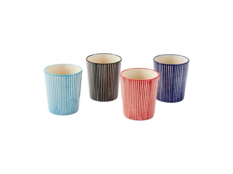 Pols potten polspotten ceramic mokken 4x nieuw, Keramiek, Nieuw, Ophalen of Verzenden, Overige stijlen