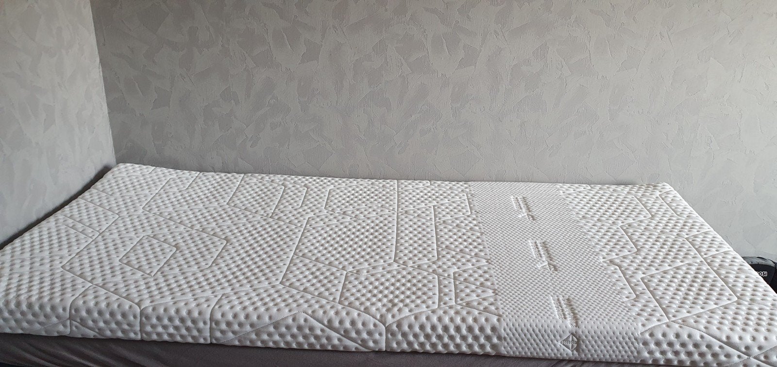 Koudschuim topmatras Emma Diamond 90x200x80cm, Ophalen, Zo goed als nieuw, Tweepersoons