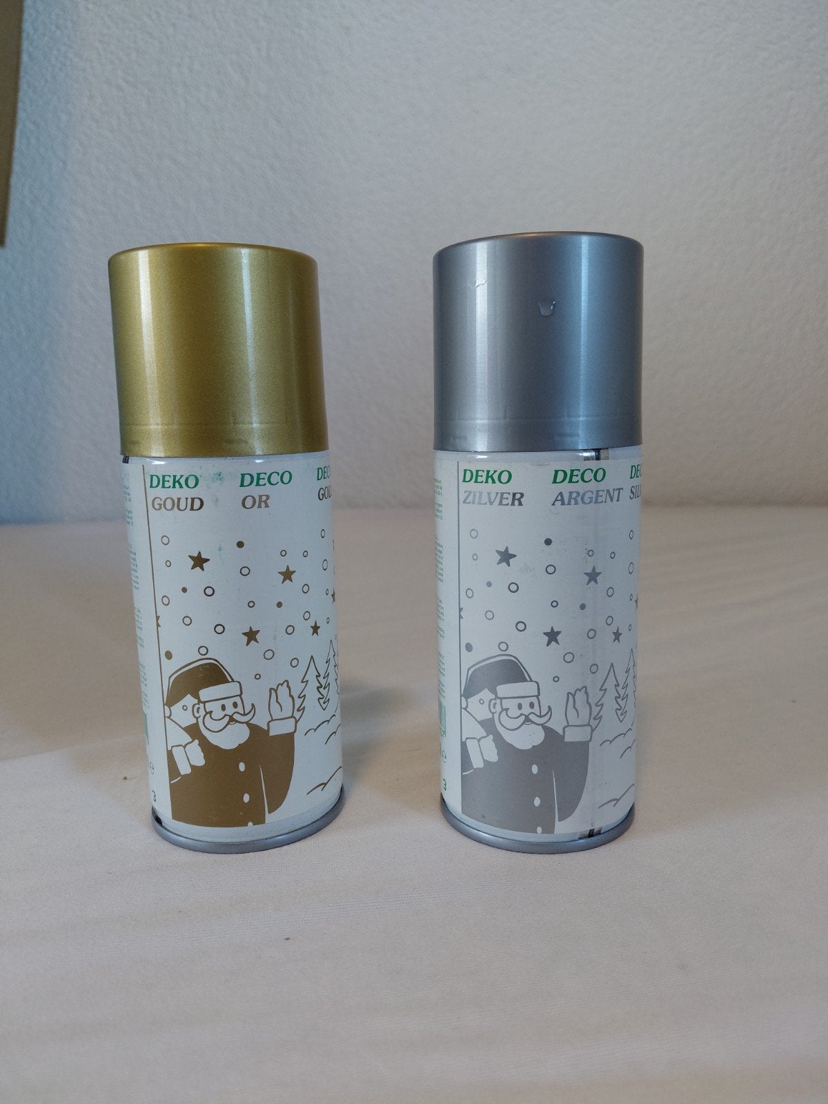 Decoratie Spray Goud & Zilver / Kerst, Ophalen of Verzenden, Nieuw, Gehele gezicht