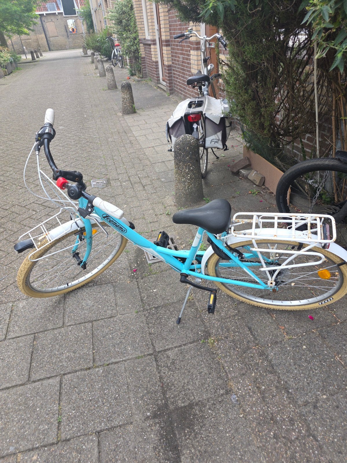 Legnano Picadilly lichtblauwe meisjesfiets 26 inch, Minder dan 10 versnellingen, Gebruikt, Minder dan 49 cm, Ophalen of Verzenden