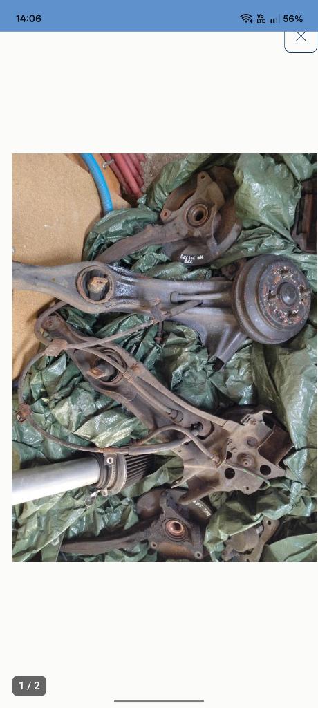 Achterste draagarmen met trommelremme Honda CRX DelSol,Civic, Ophalen, Honda