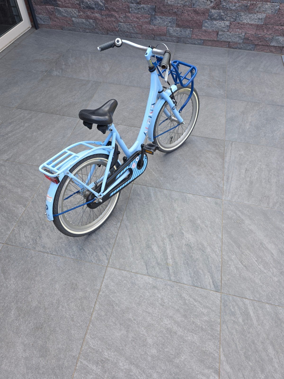 Alpina fiets - 20 inch Lichtblauw met voordrager, Terugtraprem, Gebruikt, Minder dan 47 cm, Ophalen