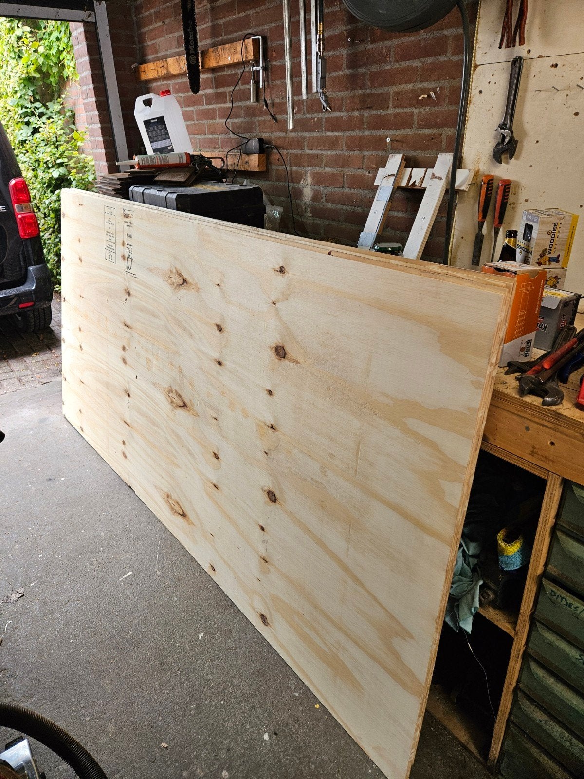 Underlayment platen 18 mm 3x, Doe-het-zelf en Verbouw, Hout en Planken, Nieuw, Overige typen, Overige houtsoorten, 200 tot 250 cm