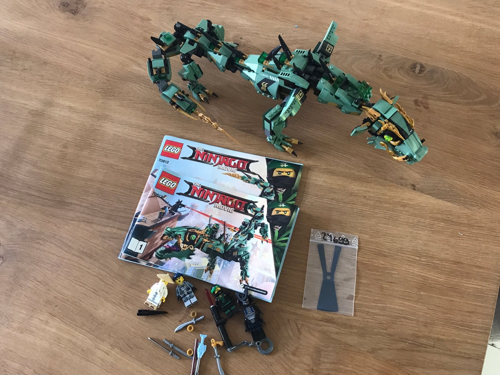 Lego 70612 Green Ninja Mech Dragon, Gebruikt, Lego, Ophalen of Verzenden, Inclusief instructies