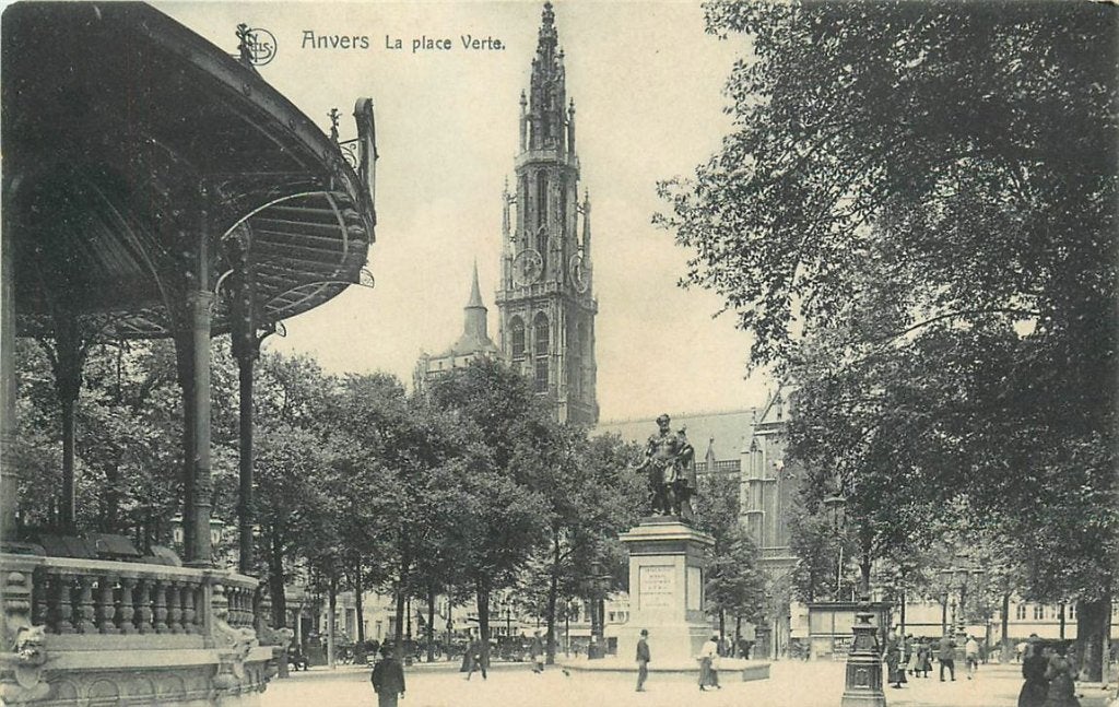 379-169-011 Anvers la Place Verte, Verzenden, Voor 1920, Overig Europa
