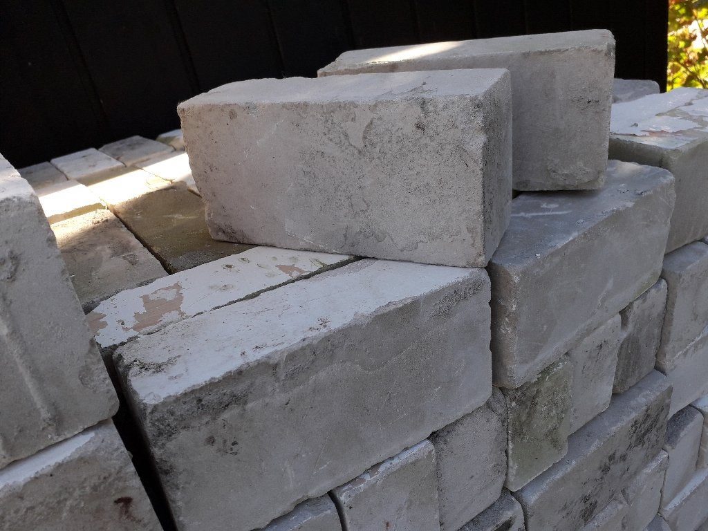 kalkzandstenen, Doe-het-zelf en Verbouw, Metselstenen, Ophalen, Gebruikt, Kalkzandstenen