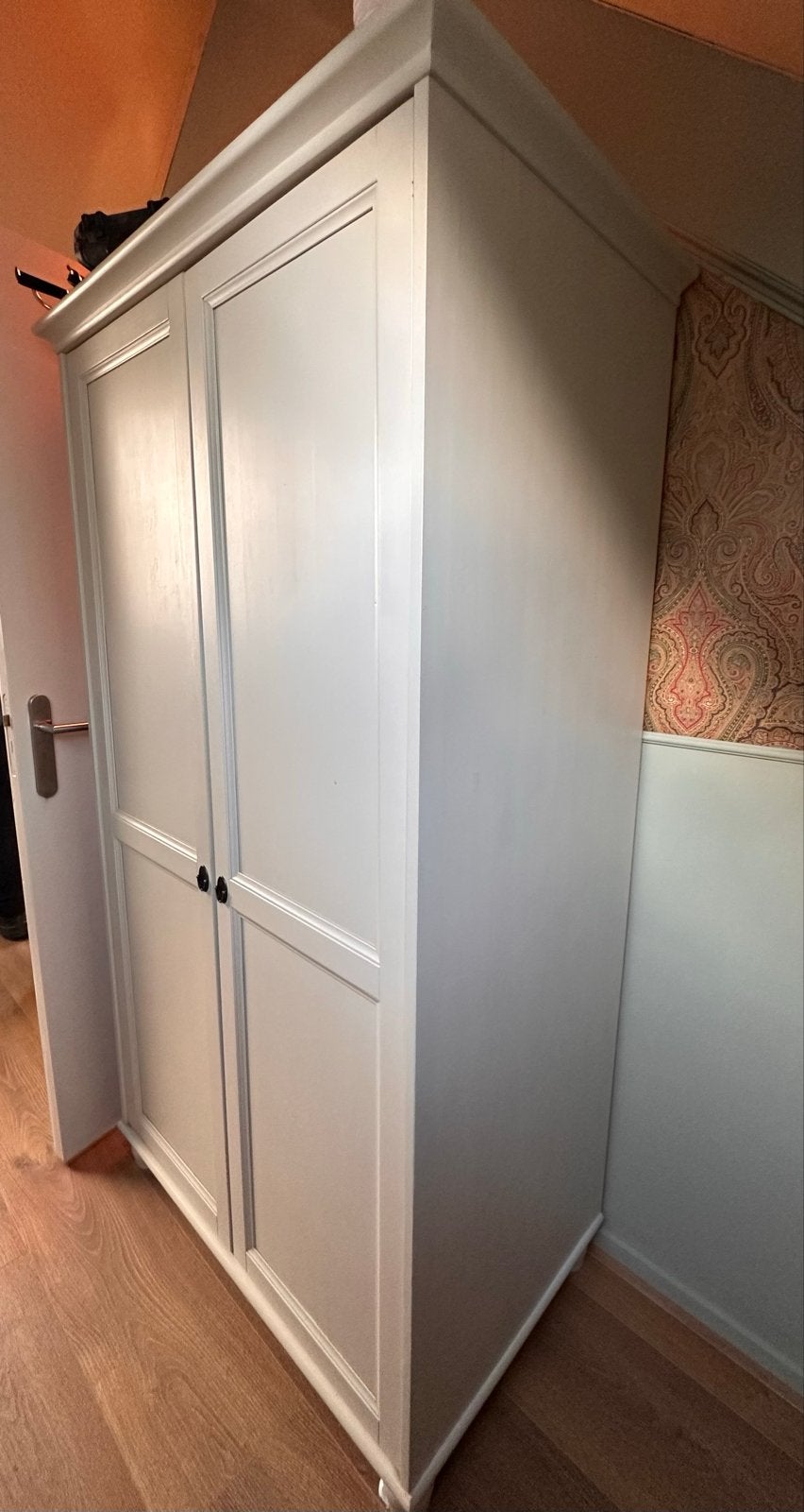 Witte IKEA Hemnes kledingkast., Ophalen, Gebruikt, Modern / strak, 50 tot 100 cm