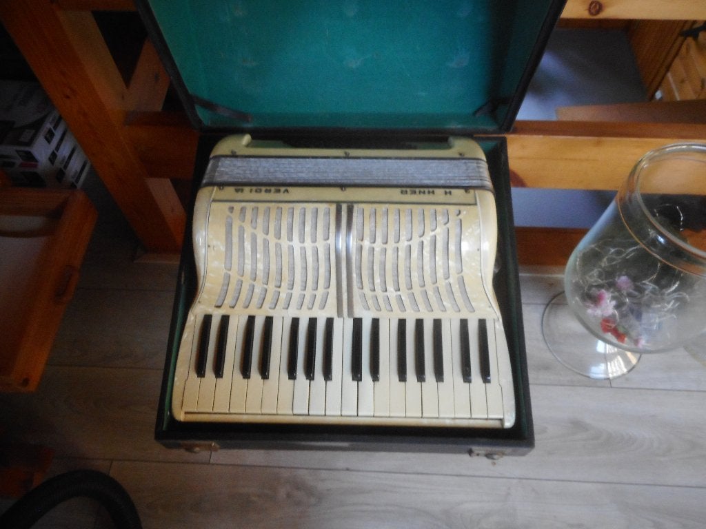 Accordeon, Muziek en Instrumenten, Ophalen of Verzenden, Gebruikt, Hohner, Met koffer