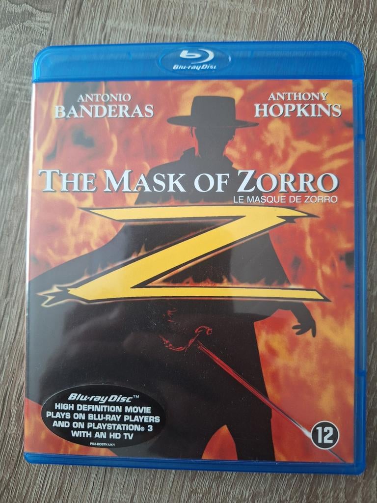 The Mask of Zorro Blu-ray - Actie/Avontuur met Banderas, Ophalen of Verzenden, Zo goed als nieuw, Actie