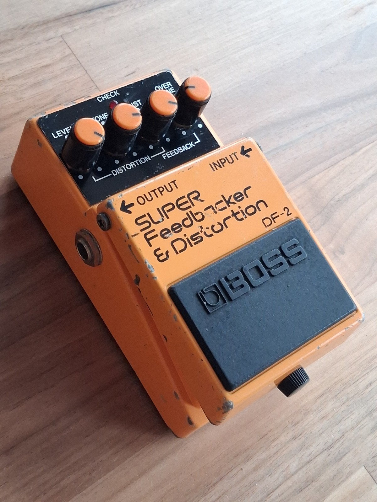 Boss DF-2 Super Feedbacker & Distortion (Japan, 1988), Ophalen of Verzenden, Gebruikt, Distortion, Overdrive of Fuzz
