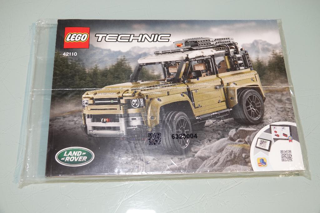 Lego Technic 42110 Defender reparatie setjes boekje, Gebruikt, Lego, Ophalen of Verzenden, Technic