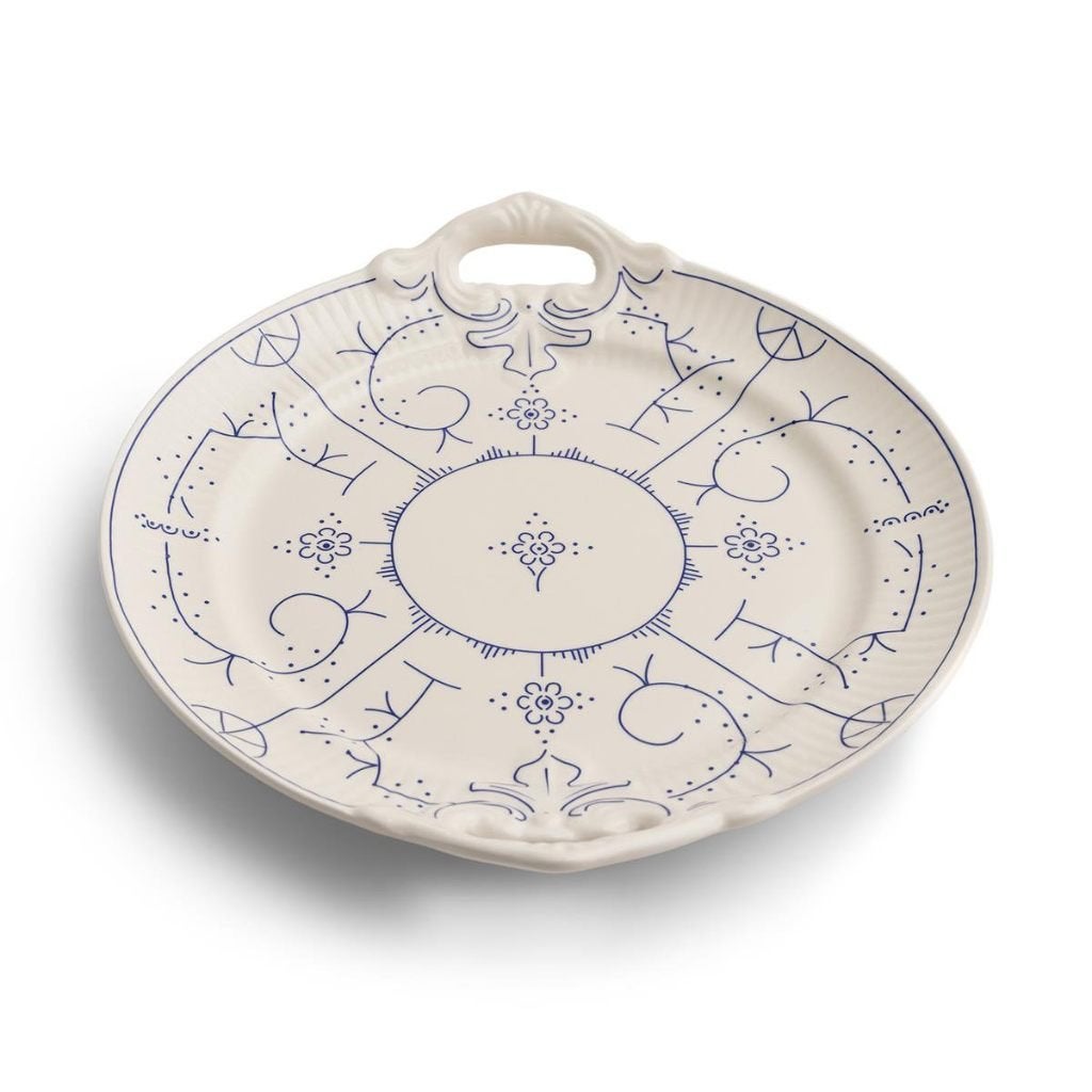 Royal Boch Copenhague Cakeschaal ø27cm, Klassiek, Nieuw, Ophalen of Verzenden, Schaal of Schalen