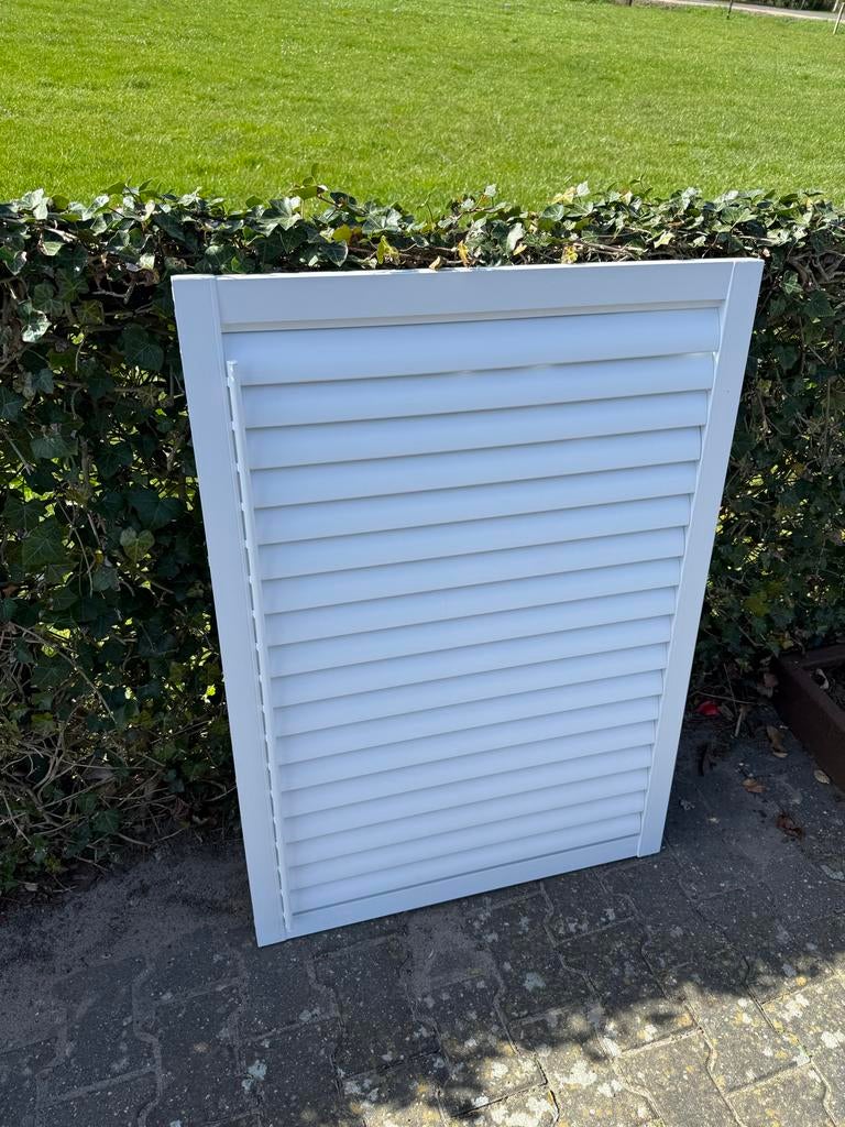 Kunststof witte Shutter 1045x736mm geschikt voor draai/kiep, Ophalen, Nieuw, 50 tot 100 cm, Wit
