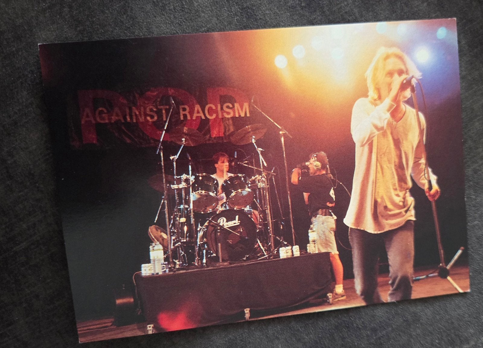 Van Dik Hout - Against Racism Popfestival, Verzamelen, Ansichtkaarten | Themakaarten, Ongelopen, 1980 tot heden, Sterren en Beroemdheden