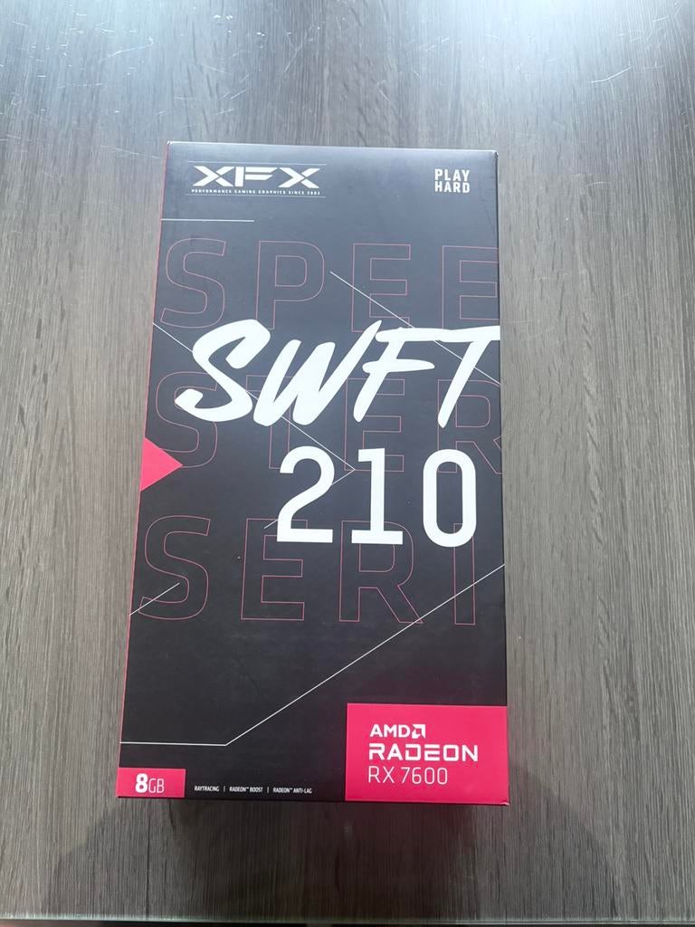 XFX Speedster SWFT210 Radeon RX 7600 CORE, HDMI, GDDR6, PCI-Express 4, Ophalen of Verzenden
