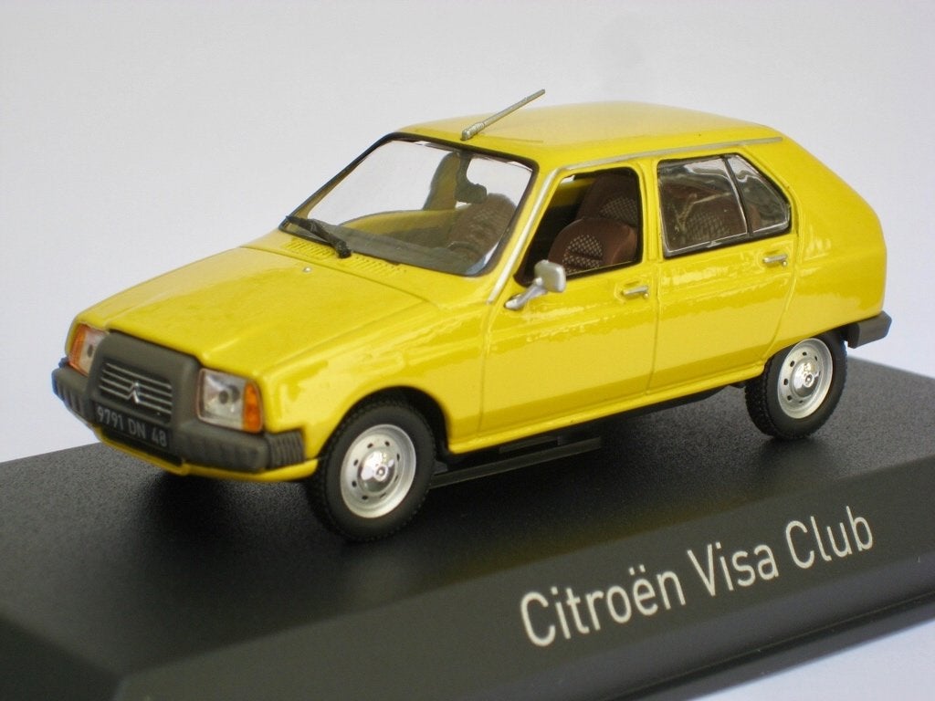 Citroen Visa 1980 geel Mimosa Norev 1:43, Ophalen of Verzenden, Nieuw, Auto, Norev