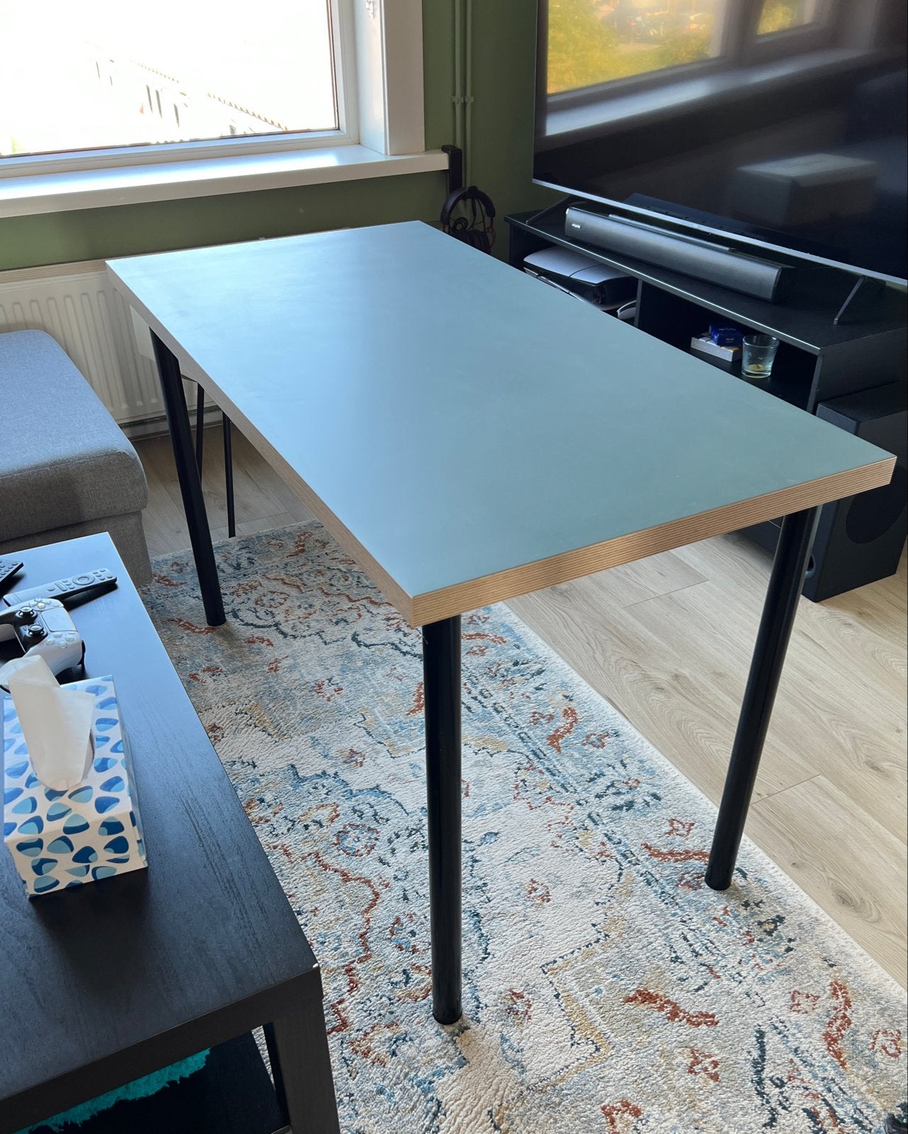 Ikea Lagkapten / Adils tafel (120x60 cm), Ophalen, Gebruikt, 100 tot 150 cm, Tot twee personen