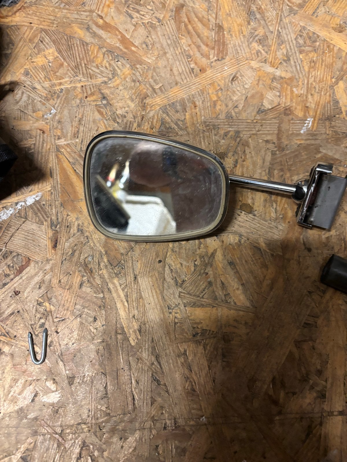 Deurstijl spiegel voor Traction of andere oldtimer, Auto-onderdelen, Spiegels, Ophalen, Gebruikt, Citroën