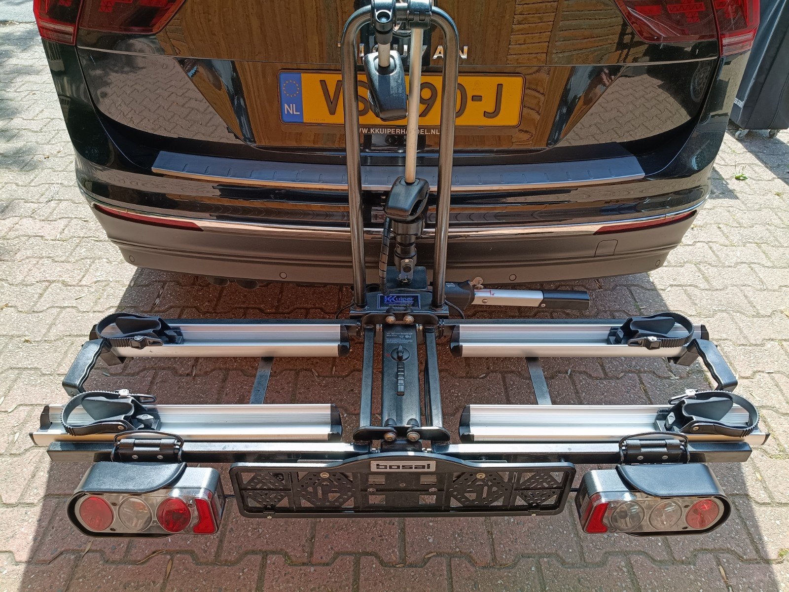 Bosal Compact fietsendrager, in- en neerklapbaar, Auto diversen, Fietsendragers, Ophalen, Gebruikt, Elektrische fiets, -