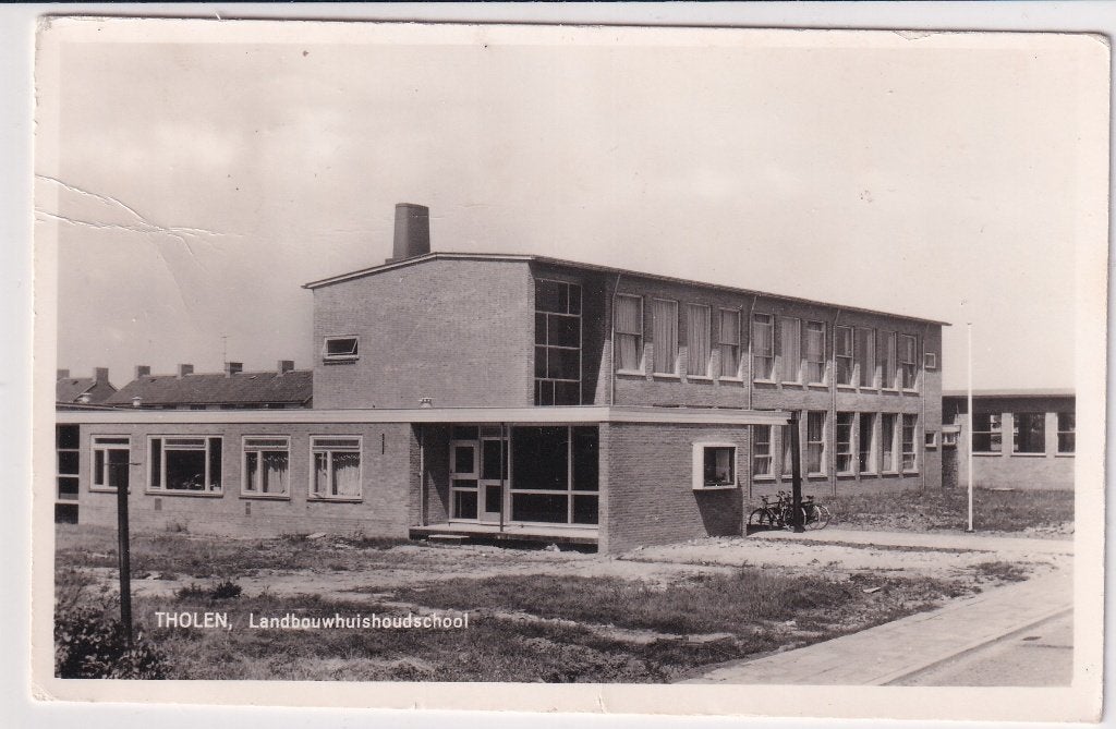 Tholen landbouwhuishoudschool, Verzenden, 1960 tot 1980, Gelopen, Zeeland