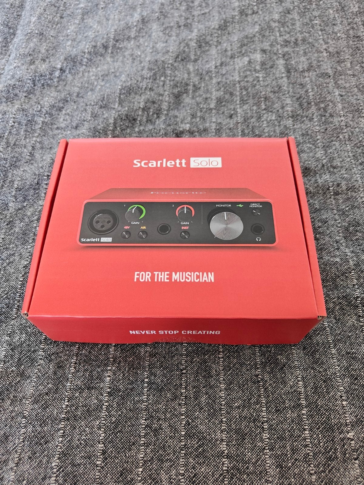 Focusrite Scarlett Solo Audio Interface (3e Gen), Ophalen, Zo goed als nieuw