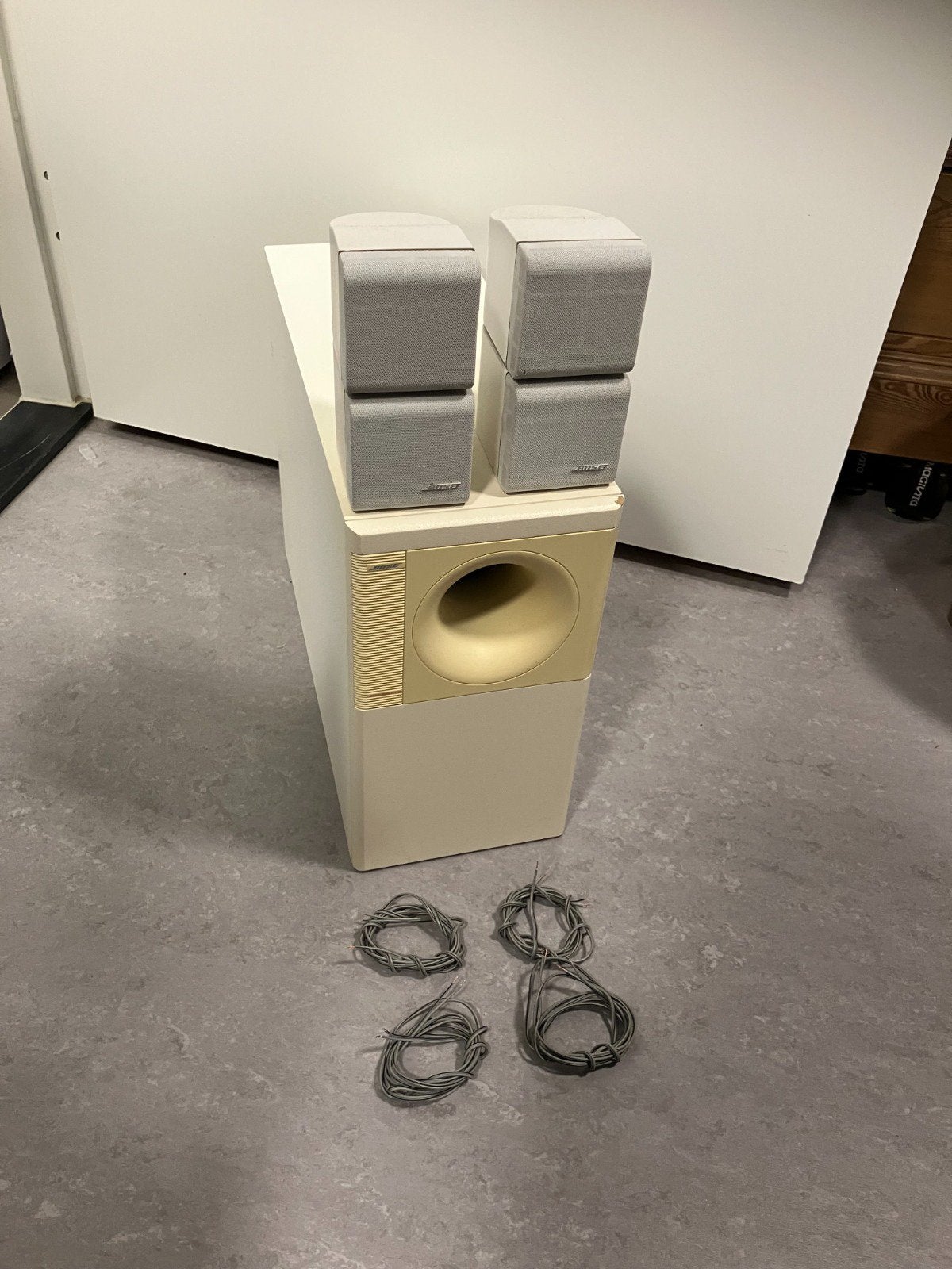 Bose acoustimass 5 series 2 2.1 speakerset in perfecte staat, 2.1-systeem, 70 watt of meer, Zo goed als nieuw, Overige spelers