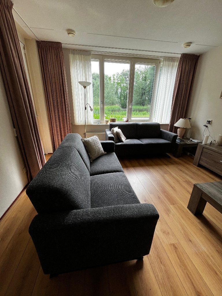 Mooi modern bankstel, Ophalen, 150 tot 200 cm, Driepersoons, 75 tot 100 cm