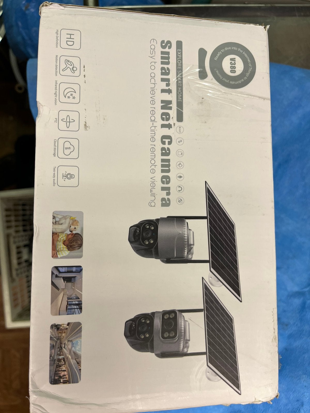 Solar buiten camera draadloos nieuw in doos, Ophalen of Verzenden, Nieuw