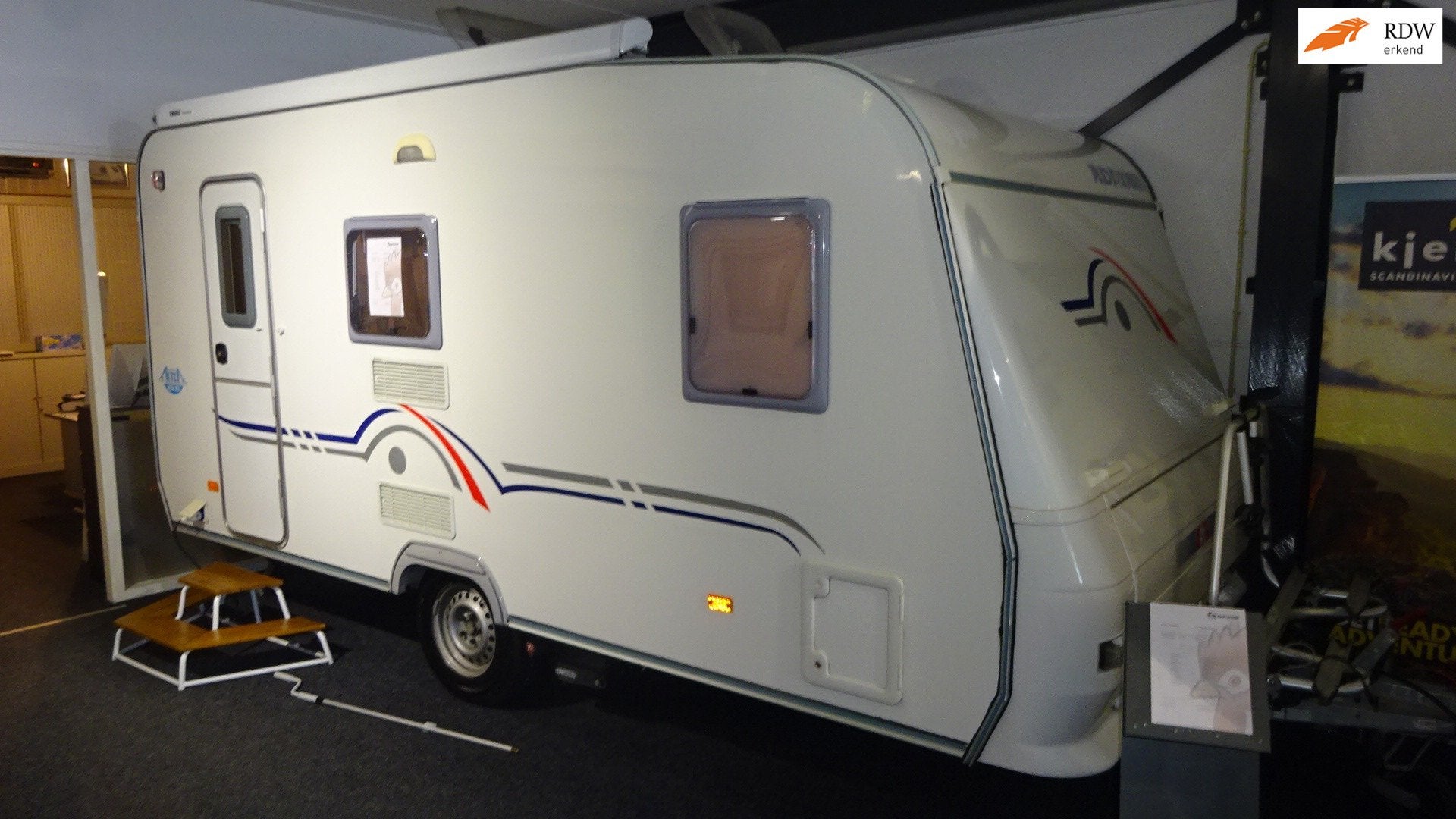 ADRIA ALTEA 432 PX 2007 VASTBED ruime TREINZIT MOVER CASSETT, Caravans en Kamperen, Caravans, Bedrijf, 750 - 1000 kg, Adria, Tot en met 4