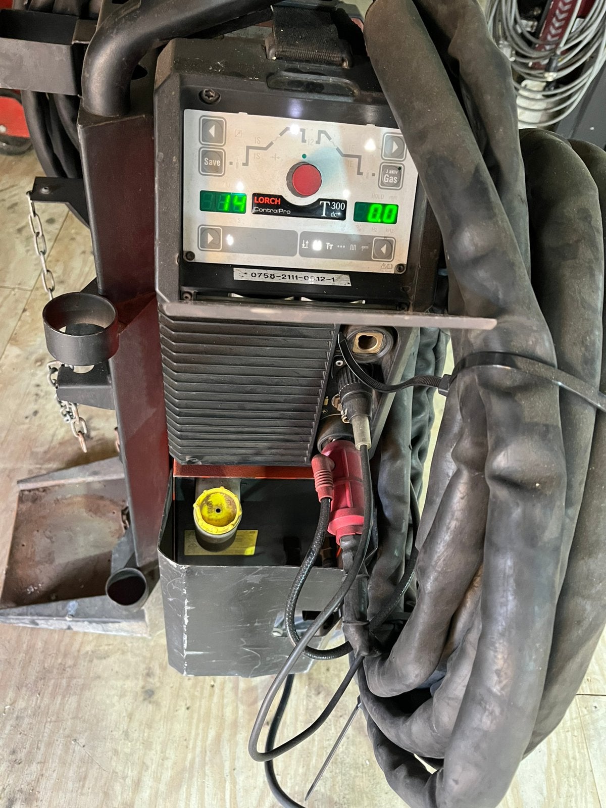 Lorch T 300 DC ControlPro TIG lasapparaat 300A watergekoeld, Ophalen, Gebruikt, 250 ampère of meer, Tig