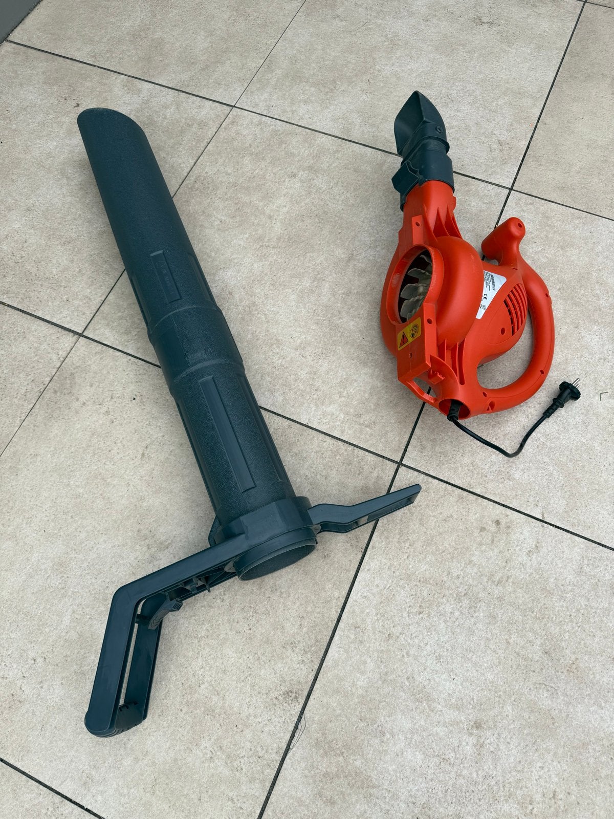 Flymo Twister 2000 Bladblazer/Bladzuiger - Elektrisch, Ophalen, Gebruikt, Handgedragen, Met opvangzak