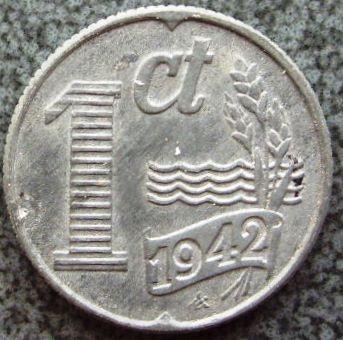 Heel mooie zinken cent 1942., Verzenden, Koningin Wilhelmina, 1 cent, Losse munt