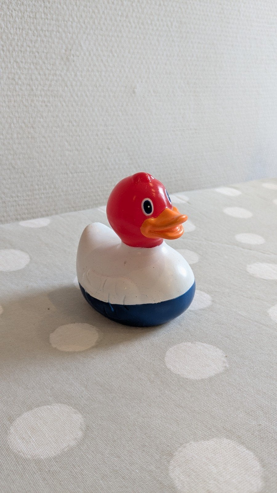Leuke badeend rood-wit-blauw, Ophalen of Verzenden, Gebruikt