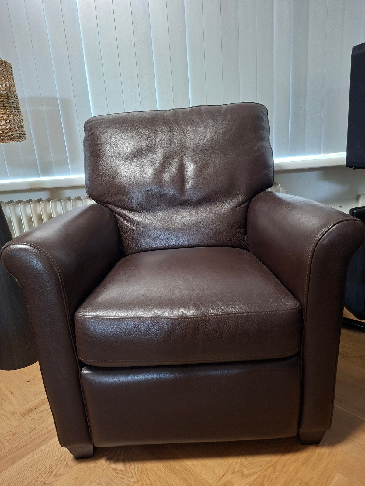 leren relax fauteuil, Huis en Inrichting, Fauteuils, Ophalen, Zo goed als nieuw, Leer, 75 tot 100 cm