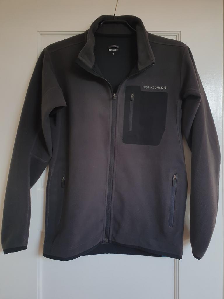 Fleecevest softshell Didriksons heren maat S, Ophalen of Verzenden, Zo goed als nieuw, Maat 46 (S) of kleiner, Blauw