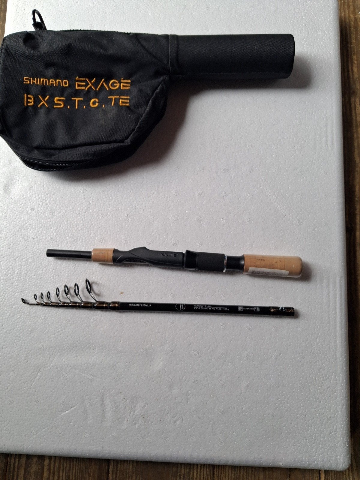 Shimano Exage BX S.T.C. TE Werphengel met hoes, Ophalen, Nieuw, Werphengel