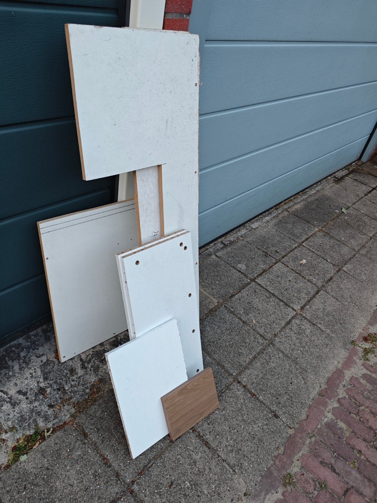 Gratis Restpartij hout: serre plafond en MDF platen, Ophalen, Gebruikt, Minder dan 25 mm, Overige typen