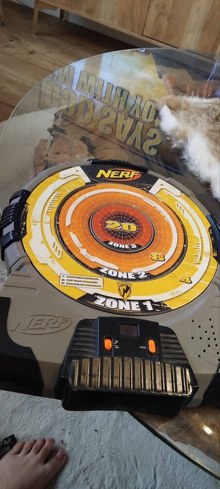 Nerf schietbord - Elektronisch scorebord voor Nerf blasters, Ophalen of Verzenden, Gebruikt