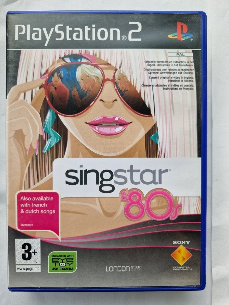 SINGSTAR 80s, Gebruikt, 1 speler, Racen en Vliegen, Ophalen of Verzenden