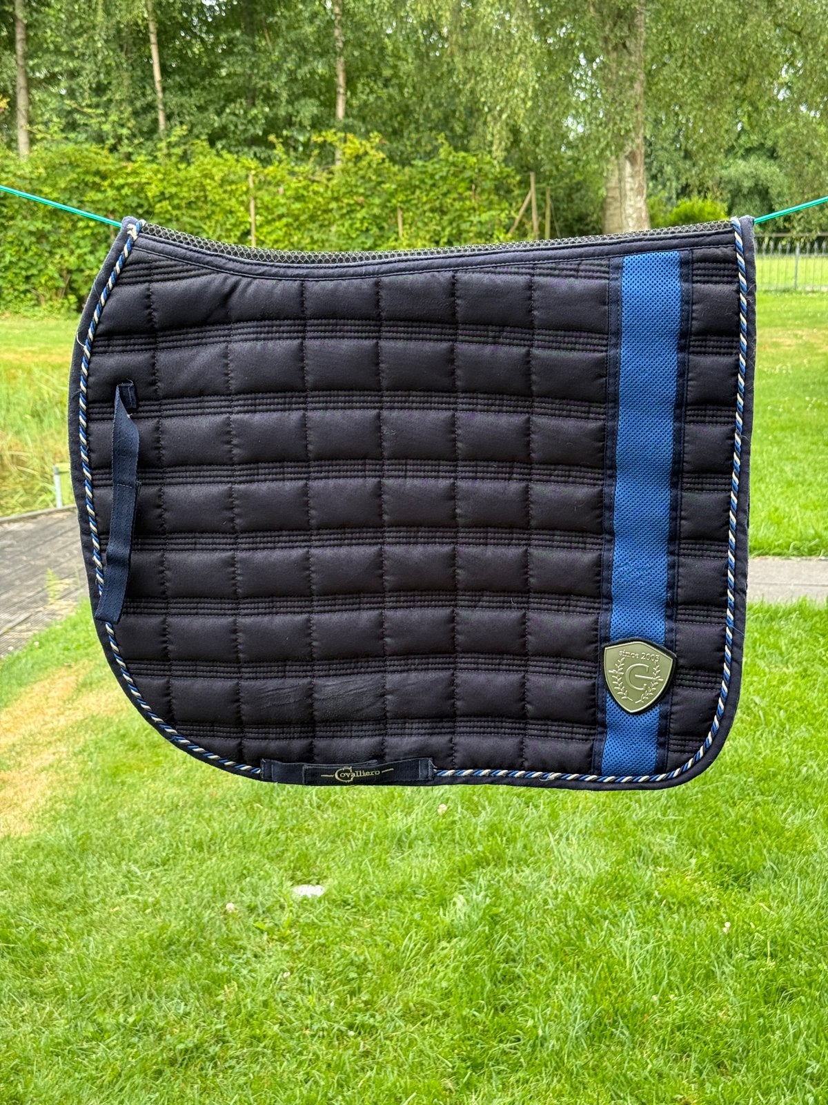 Covalliero zadeldekje dressuur Full, Full (L), Gebruikt, Ophalen of Verzenden, Blauw